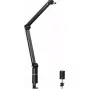 Tischständer Mozos SB38-BK höhenverstellbar, schwarz – Monitor-/Arm-Montagelösung