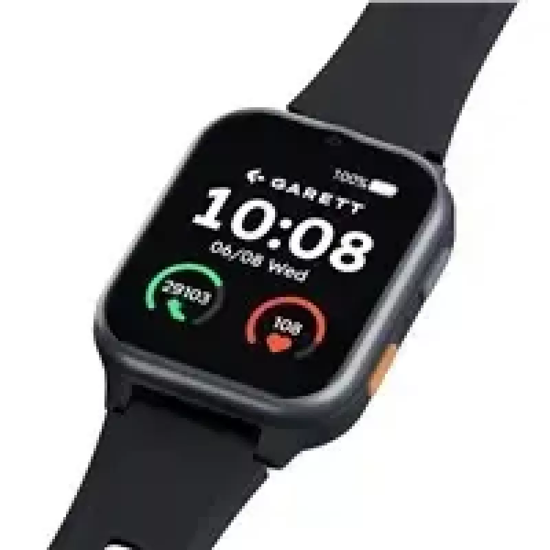Smartwatch Garett Vita 4G Schwarz – Senioren-Smartwatch, Herzfrequenzmesser, GPS, Schrittzähler, wasserdicht