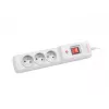 Steckdosenleiste ARMAC M3 mit 3 Steckdosen und 1,5 m Kabel, grau