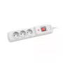 Steckdosenleiste ARMAC M3 mit 3 Steckdosen und 1,5 m Kabel, grau