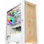 Computergehäuse VETENI Woody ARGB, ATX, Weiß