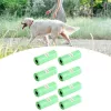 Hundekotbeutel Extralink grün Kunststoffbeutel für Hundekot 8 Rollen 120 Stück