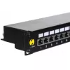 Patchpanel NETRACK 104-03 19 Zoll 24-Port für RJ45-Netzwerkverkabelung