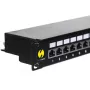 Patchpanel NETRACK 104-03 19 Zoll 24-Port für RJ45-Netzwerkverkabelung