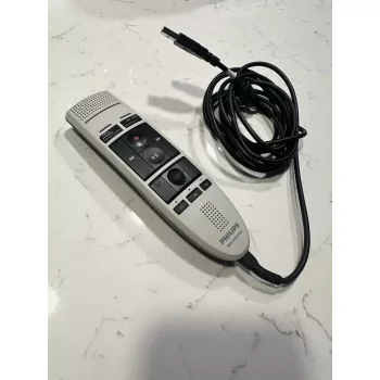 Mikrofon Philips SpeechMike USB LFH3200 Schwarz — Desktop-Diktiermikrofon, USB-Anschluss