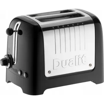 Toaster Dualit DU-26225 2-Schlitz Schwarz – kompakter 2-Scheiben-Toaster