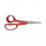Schere Fiskars Classic gerader Schnitt für Kinder, einklingig, rot/silber