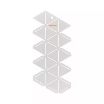 Silhouetten-Schablone Fiskars 1059566 Weiß Kunststoff für Erwachsene und Kinder