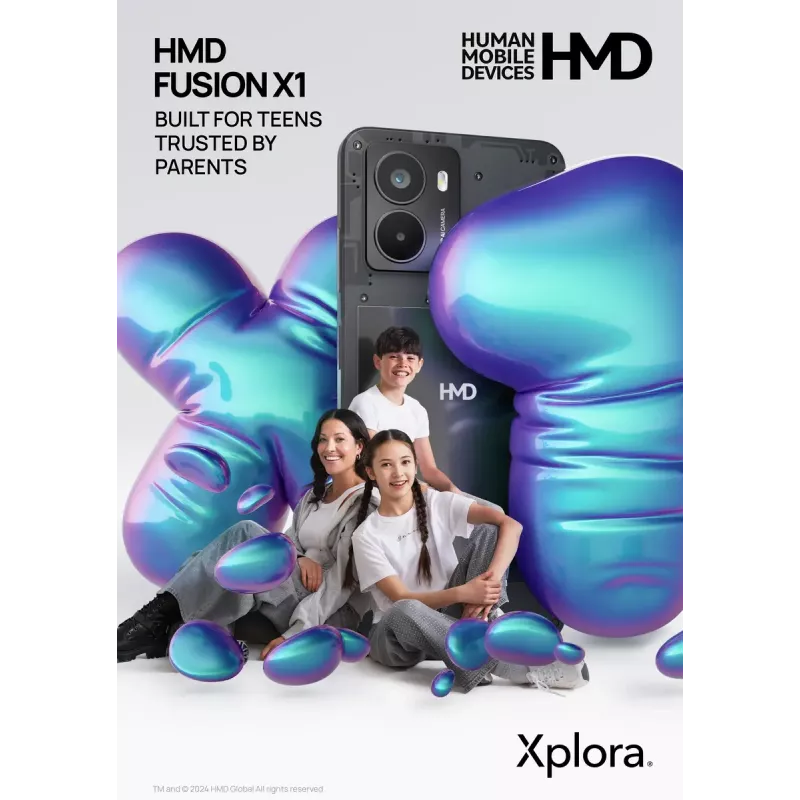 Smartphone HMD FUSION X1 DS TA-1672 6,56 Zoll 128 GB Schwarz