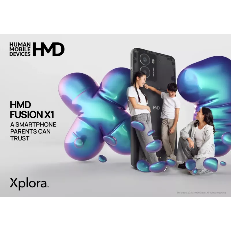 Smartphone HMD FUSION X1 DS TA-1672 6,56 Zoll 128 GB Schwarz