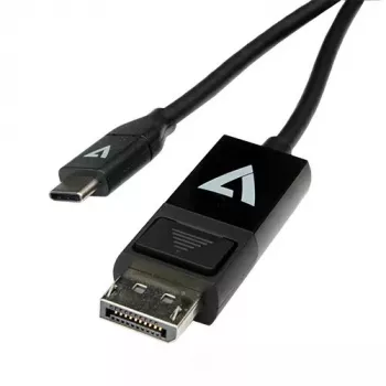 Kabel-Adapter USB Type-C 3.2 Gen 1 DisplayPort Schwarz V7 V7UCDP-2M