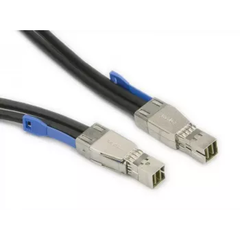 Externes MiniSAS-HD-Kabel Supermicro CBL-SAST-0573, 1 m, MiniSAS–MiniSAS, schwarz