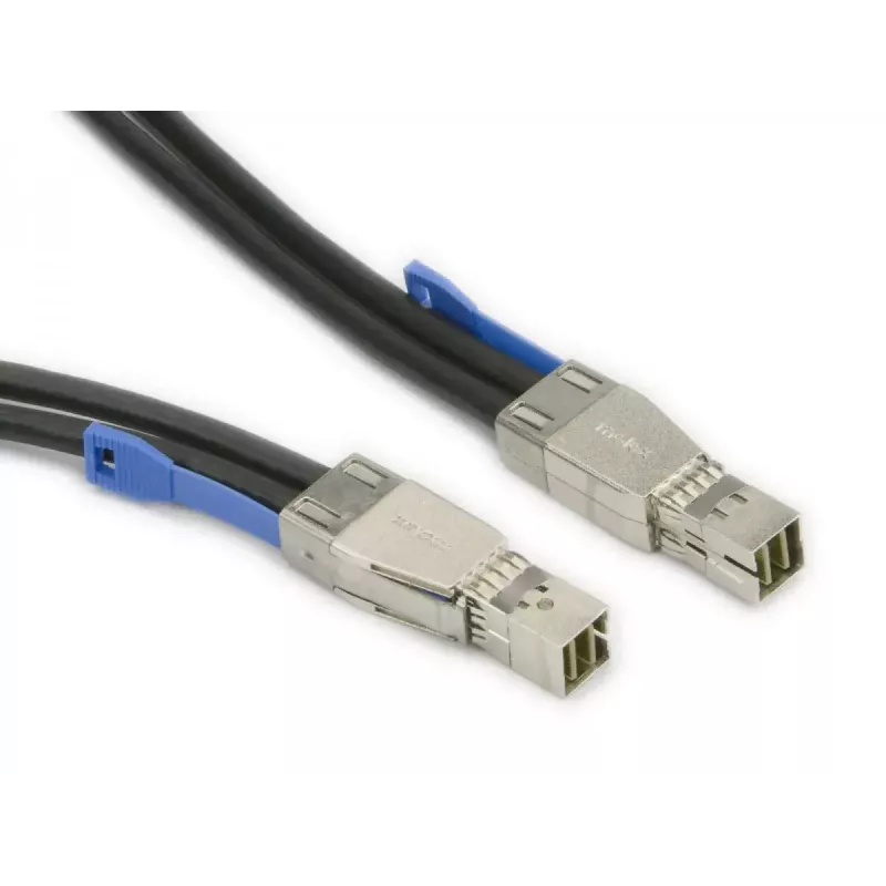 Externes MiniSAS-HD-Kabel Supermicro CBL-SAST-0573, 1 m, MiniSAS–MiniSAS, schwarz