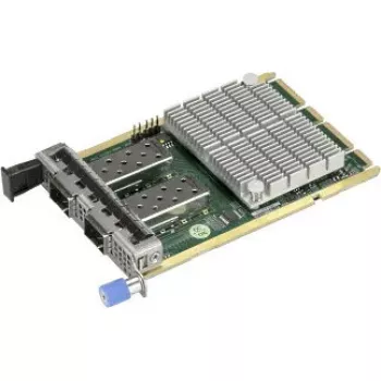Netzwerkadapter Supermicro AOC-A25G-M2SM — QSFP28 interne Schnittstelle, passive Kühlung, 15 W, 76×115 mm