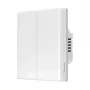 Wandmontierter smarter Sonoff WiFi-Touch-Schalter TX T5 2C, 2-Kanal, Touchpanels für zwei Stromkreise