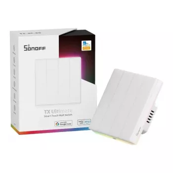 Wandmontierter smarter WLAN-Touch-Schalter Sonoff T5 4C 4-Kanal (T5-4C-86)