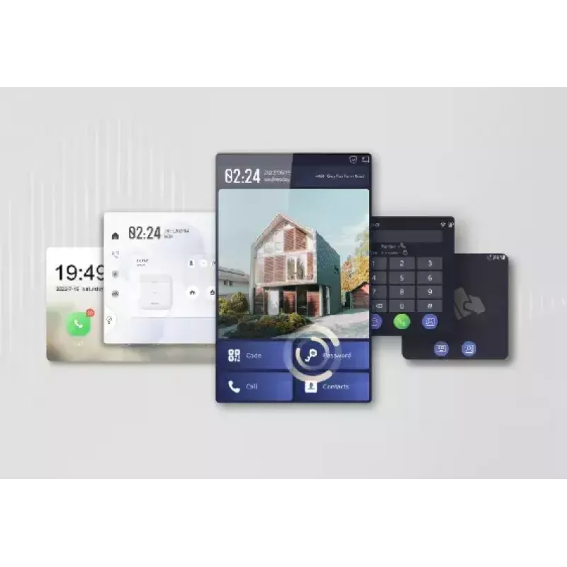 Video-Türsprechstelle Hikvision DS-KD8003-IME1(B)/NS 2 MP Schwarz Edelstahl