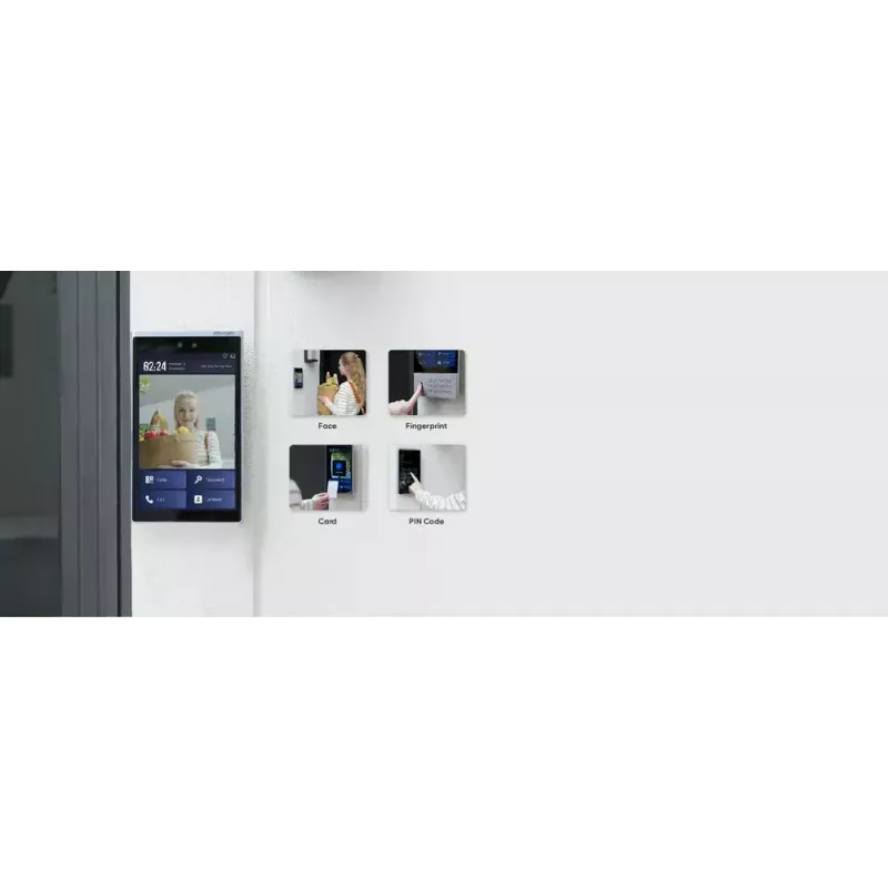 Video-Türsprechstelle Hikvision DS-KD8003-IME1(B)/NS 2 MP Schwarz Edelstahl
