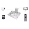 Video-Türsprechstelle Hikvision DS-KD8003-IME1(B)/NS 2 MP Schwarz Edelstahl