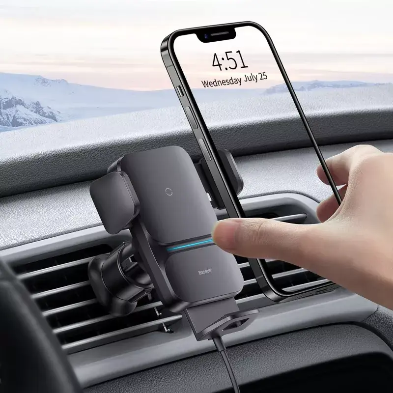 Aktiver Halter Baseus Wisdom Autohalterung Wireless Charger