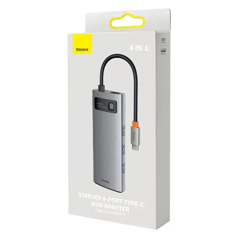 USB-C auf 4x USB 3.0 Hub Baseus WKWG070013 — USB-C auf vier USB-A 3.0 Ports