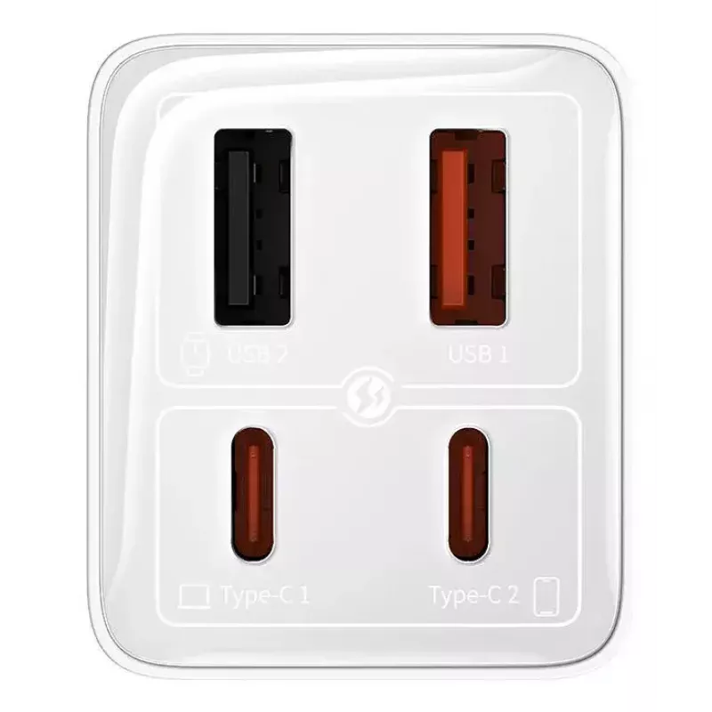 Ladegerät Baseus GaN6 Pro 20V 4 Ports USB Type-C USB 2.0