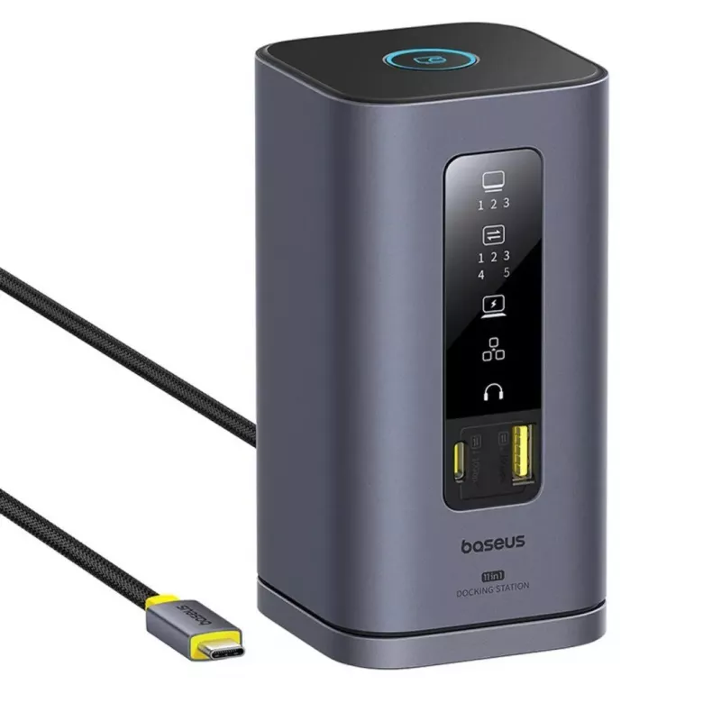 Dockingstation Baseus Spacemate Series 11-in-1 für Mac, Grau