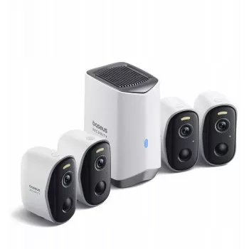 Outdoor-Überwachungskamera-Kit Baseus Security N1 Plus 2K — 4 Kameras