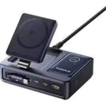 Kabelloses Ladegerät Baseus NOMOS 5-in-1 140W – Mehrfachgeräte-Ladestation