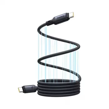 USB-C-auf-USB-C-Kabel Baseus PicoGo 1 m, schwarz, Datenübertragung bis 0,48 Gbit/s