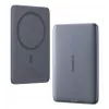 Tragbare Powerbank Baseus PicoGo Ultra-schlank 5000 mAh, 20 W Ausgang, kabelloses Laden, USB-C, grau
