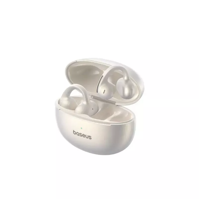 TWS Open-Ear-Ohrhörer Baseus BOWIE MC1 – Weiß, Open-Ear-Design, kabellos