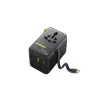 Ladegerät Baseus EnerCore CG11 — Indoo-AC-Schnellladegerät, 2x USB‑C, 1 m Kabel, schwarz