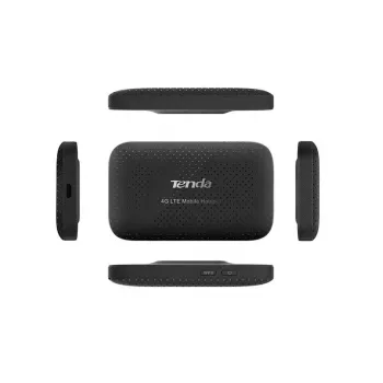 Tragbarer Router TENDA 4G185 — Single-Band 2,4 GHz, Wi‑Fi 4 (802.11n), LTE 4G, 150 Mbit/s, SIM-Steckplatz, USB, interne 2 Antennen, batteriebetrieben