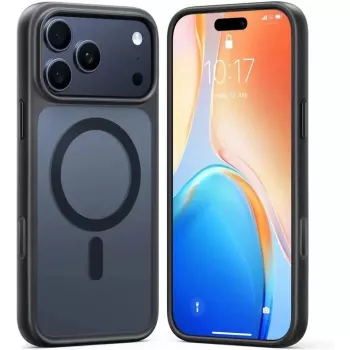Schutzhülle Torras Guardian-Magnetic Series für iPhone 17 Pro Max — Schwarz