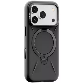 Schutzhülle Torras Spin Softune für iPhone 17 Pro Max – Schwarz
