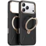 Handyhülle Torras Ostand Spin Vegskin Series für iPhone 17 Pro Max, Schwarz