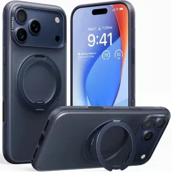 Handyhülle Torras Ostand R Fitness Series für iPhone 17 Pro Max, Marineblau