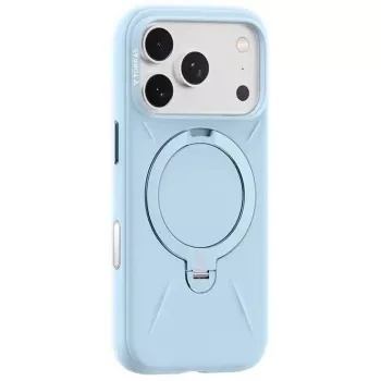 Handyhülle Torras Ostand Spin Softune Series für iPhone 17 Pro Max — Babyblau
