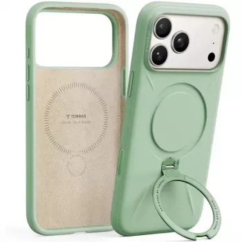 Schutzhülle Torras Spin Softune Series für iPhone 17 Pro, grün