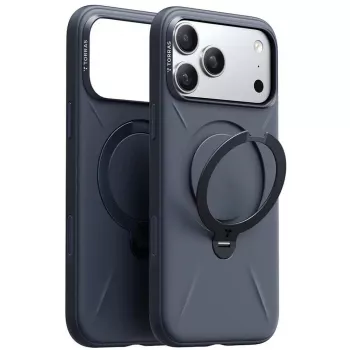 Handyhülle Torras Spin Softune Series für iPhone 17 Pro, marineblau, weiche Schutzhülle