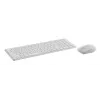 Tastatur-Maus-Set RAPOO 9310M — kabellose Full-Size-Tastatur (RF + Bluetooth), weiß, inklusive Maus