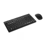 Tastatur-Maus-Set Rapoo 8000M Universal Bluetooth QWERTZ Deutsch Schwarz
