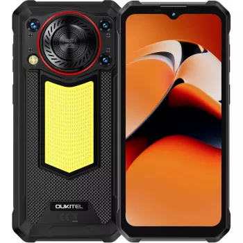Robustes Smartphone Oukitel WP53 – 128 GB Speicher, 8 GB RAM, Schwarz