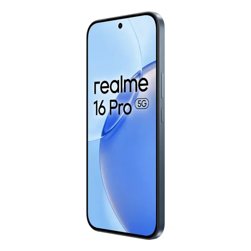 Smartphone REALME 16 PRO – 6,8 Zoll (17,3 cm) 5G, MediaTek Dimensity, 8 GB RAM, 256 GB, 200 MP Dual-Kamera, 6500 mAh, Grau