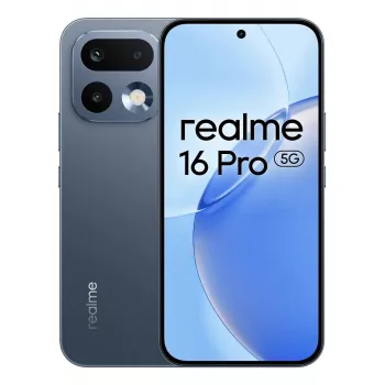 Smartphone REALME 16 PRO – 6,8 Zoll (17,3 cm) 5G, MediaTek Dimensity, 8 GB RAM, 256 GB, 200 MP Dual-Kamera, 6500 mAh, Grau