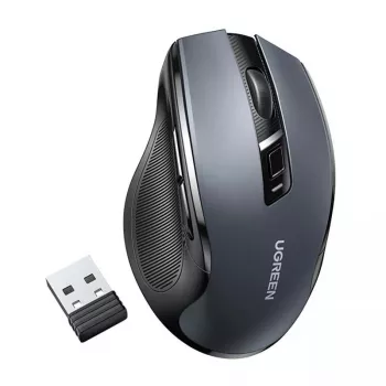 Maus Ugreen MU006 Wireless USB 2,4 GHz 4000 DPI Schwarz