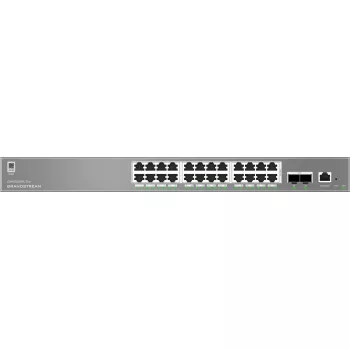 Managed Switch Grandstream GWN7803PL Pro – 24x 1Gb RJ45, PoE+, SFP+, DHCP, CLI, VLAN