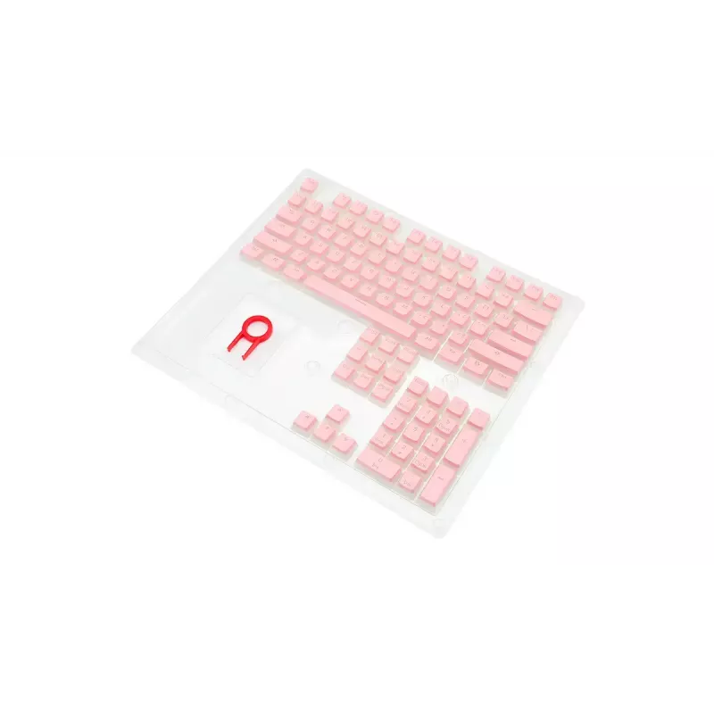 Mechanisches Tastenkappen-Set REDRAGON A130 PBT Doubleshot — Pinke Tastenkappen, PBT-Doubleshot-Konstruktion