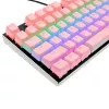 Mechanisches Tastenkappen-Set REDRAGON A130 PBT Doubleshot — Pinke Tastenkappen, PBT-Doubleshot-Konstruktion